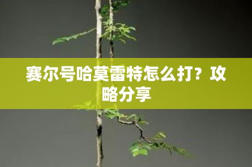 赛尔号哈莫雷特怎么打图片