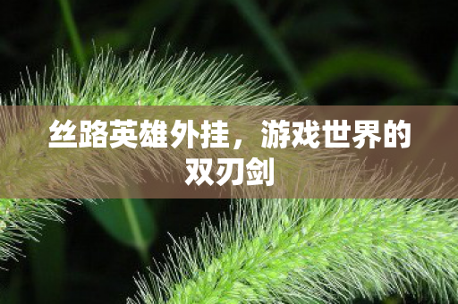 游戏世界的双刃剑图片