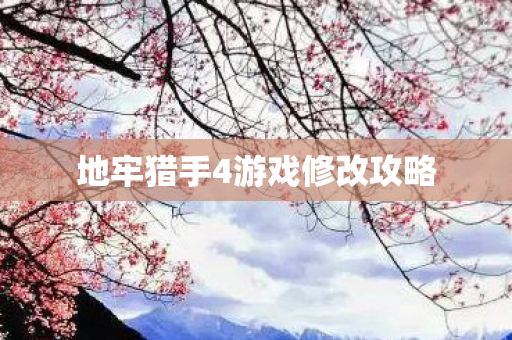 地牢猎手4游戏修改攻略图片
