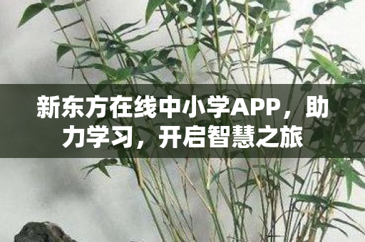 新东方在线中小学APP图片