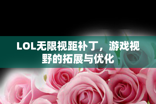游戏视野的拓展与优化图片
