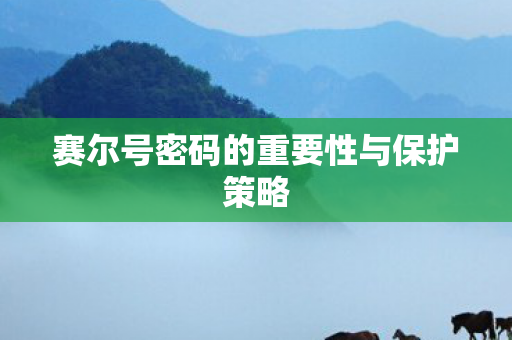赛尔号密码的重要性与保护策略图片