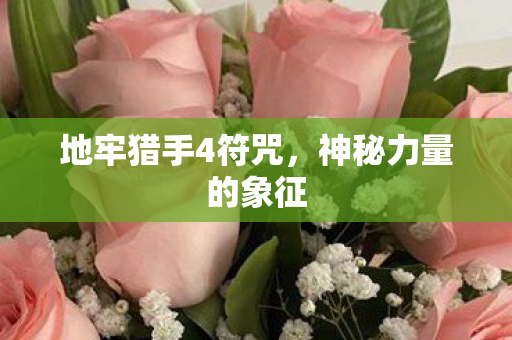 地牢猎手4符咒图片