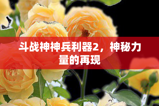 斗战神神兵利器2图片