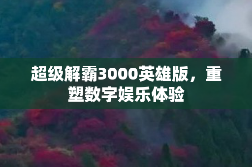 超级解霸3000英雄版图片