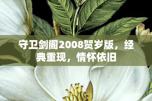 守卫剑阁2008贺岁版图片