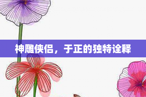 于正的独特诠释图片
