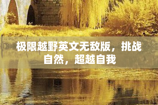 极限越野英文无敌版图片