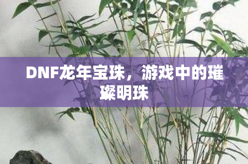 游戏中的璀璨明珠图片