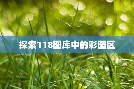 探索118图库中的彩图区图片