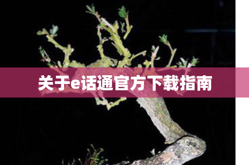 关于e话通官方下载指南图片