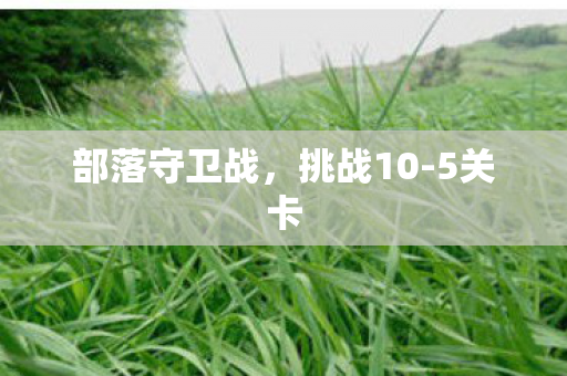 部落守卫战图片