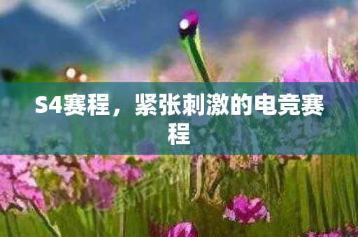 紧张刺激的电竞赛程图片