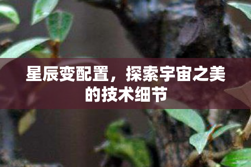 探索宇宙之美的技术细节图片