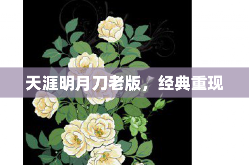 天涯明月刀老版图片