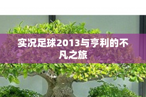 实况足球2013与亨利的不凡之旅图片