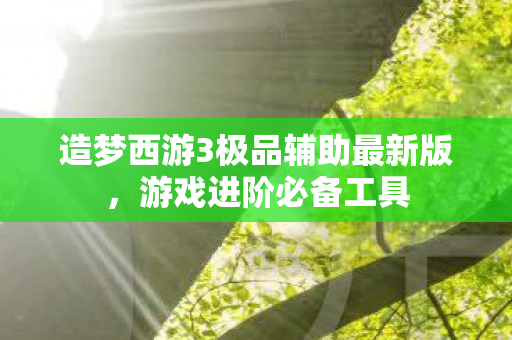 造梦西游3极品辅助最新版图片