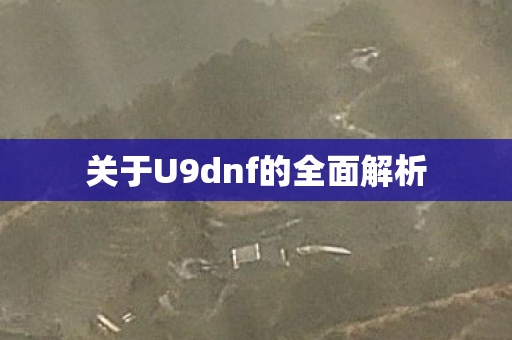 关于U9dnf的全面解析图片