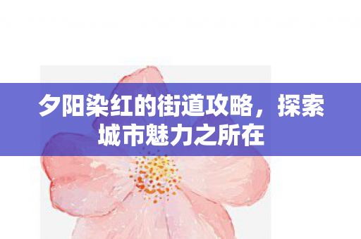 夕阳染红的街道攻略图片