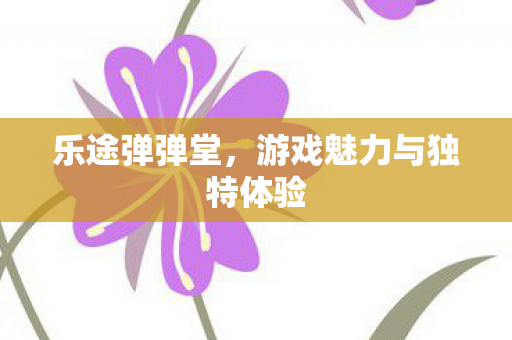 游戏魅力与独特体验图片