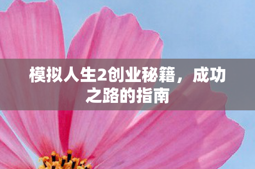 模拟人生2创业秘籍图片