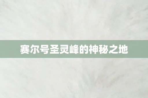 赛尔号圣灵峰的神秘之地图片