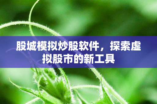 探索虚拟股市的新工具图片