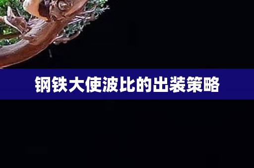钢铁大使波比的出装策略图片