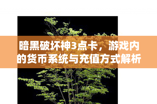 游戏内的货币系统与充值方式解析图片