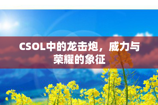 CSOL中的龙击炮图片