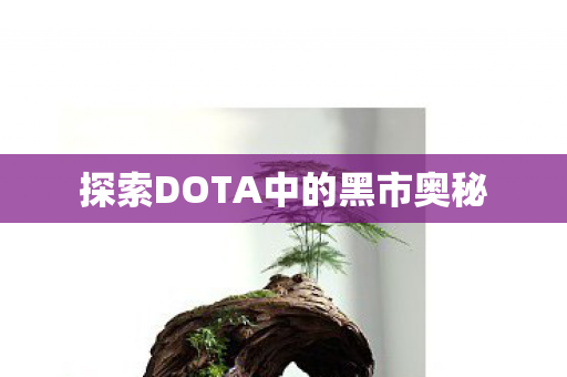 探索DOTA中的黑市奥秘图片