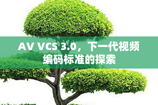 下一代视频编码标准的探索图片