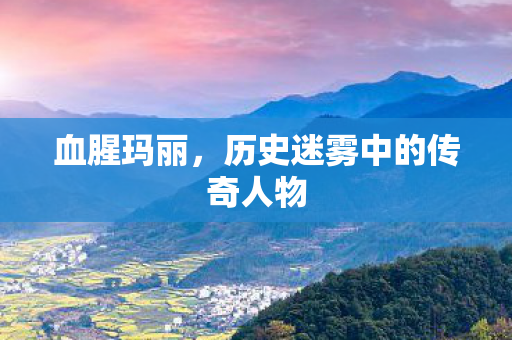 历史迷雾中的传奇人物图片