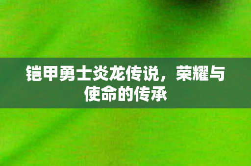 铠甲勇士炎龙传说图片