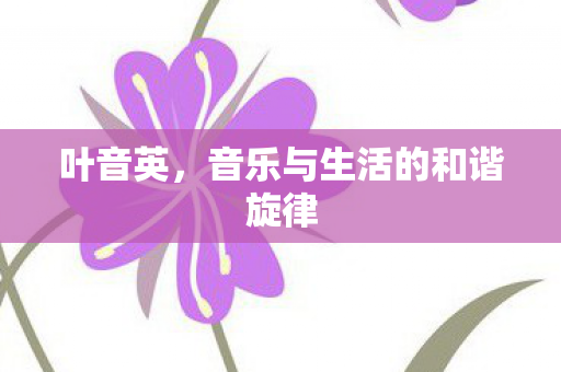 音乐与生活的和谐旋律图片
