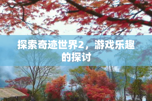 探索奇迹世界2图片