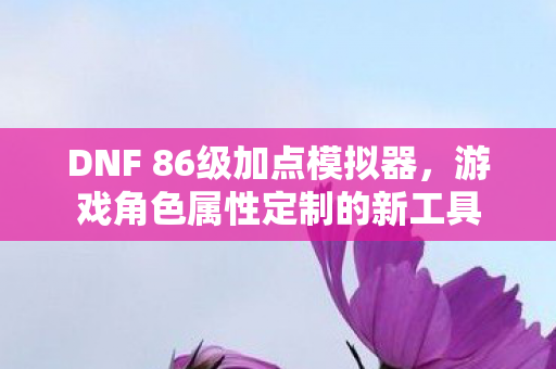 DNF 86级加点模拟器图片