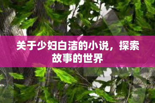 关于少妇白洁的小说图片