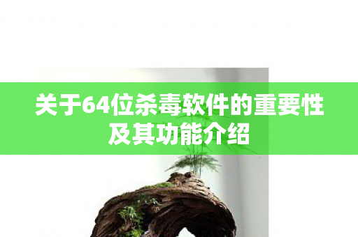 关于64位杀毒软件的重要性及其功能介绍图片