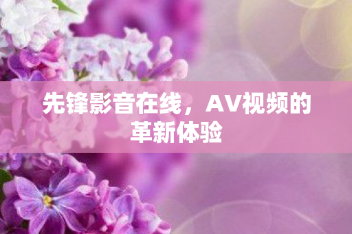 AV视频的革新体验图片