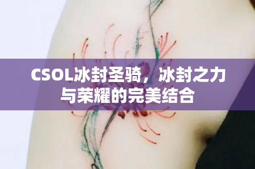 冰封之力与荣耀的完美结合图片