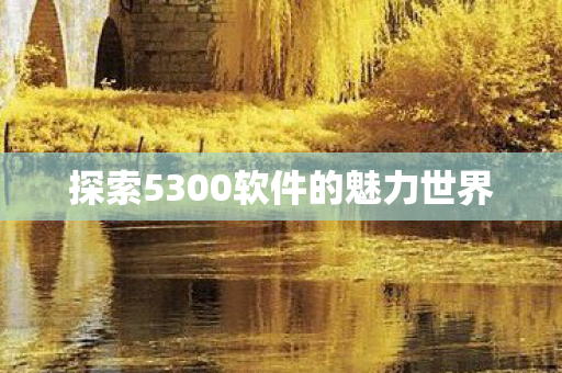 探索5300软件的魅力世界图片