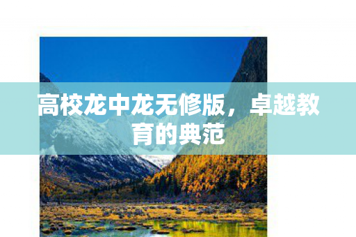 高校龙中龙无修版图片