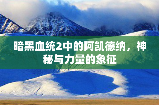 暗黑血统2中的阿凯德纳图片