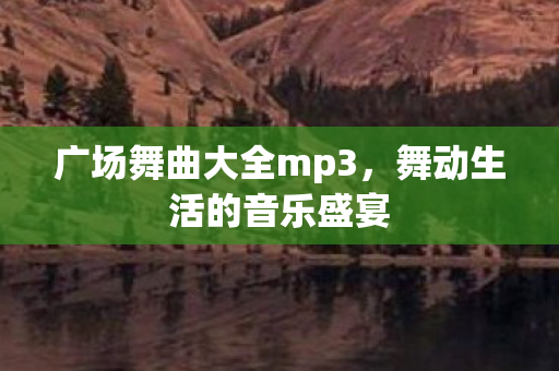 广场舞曲大全mp3图片