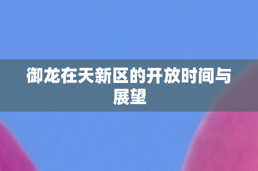 御龙在天新区的开放时间与展望图片