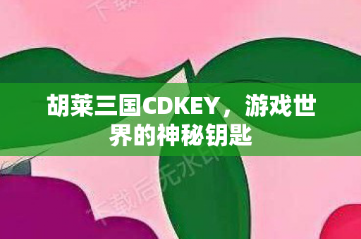胡莱三国CDKEY图片
