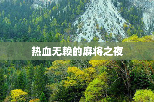 热血无赖的麻将之夜图片