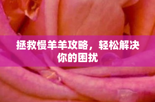轻松解决你的困扰图片
