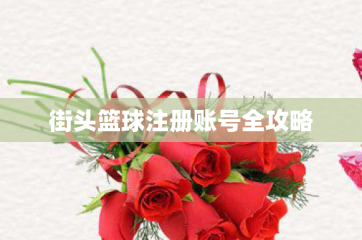 街头篮球注册账号全攻略图片